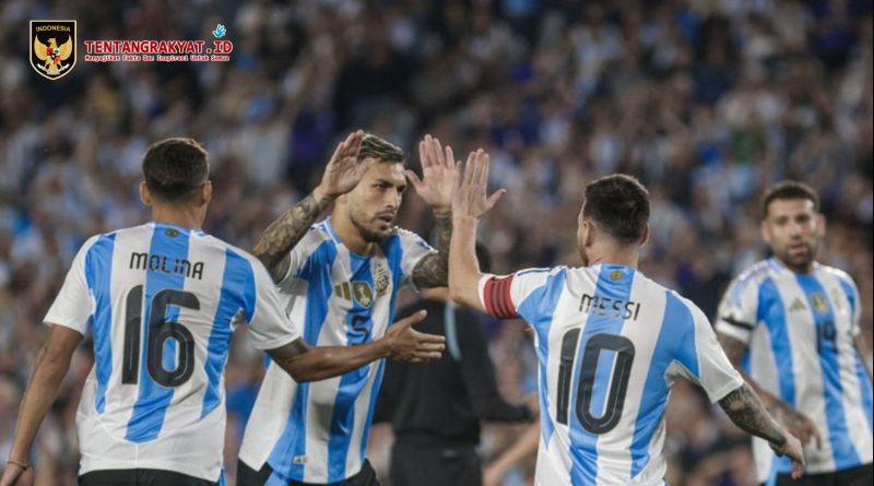 Argentina sebelum Piala Dunia 2026 Messi timnas uji coba