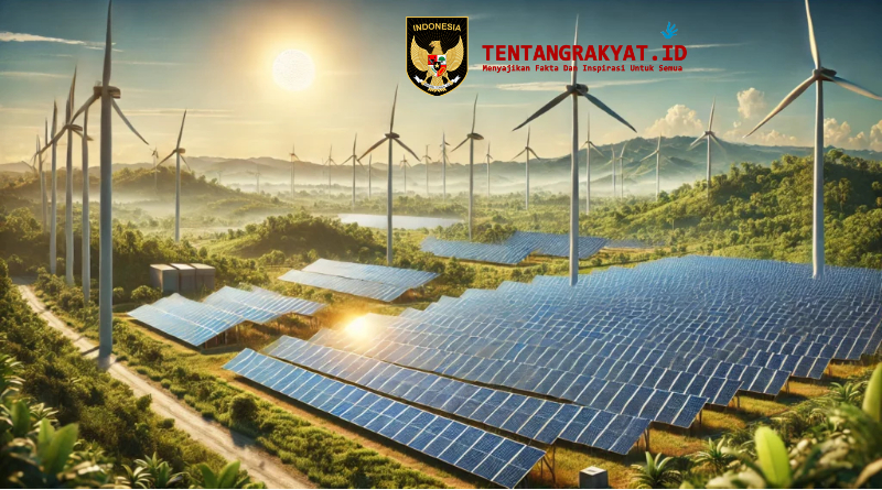 Inovasi energi terbarukan global 2026 dengan panel surya dan turbin angin